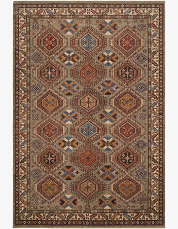 6' 10 x 10' Hand Knotted Kazak Rug