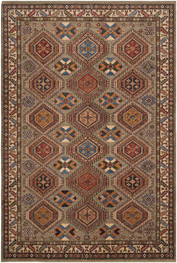 6' 10 x 10' Hand Knotted Kazak Rug