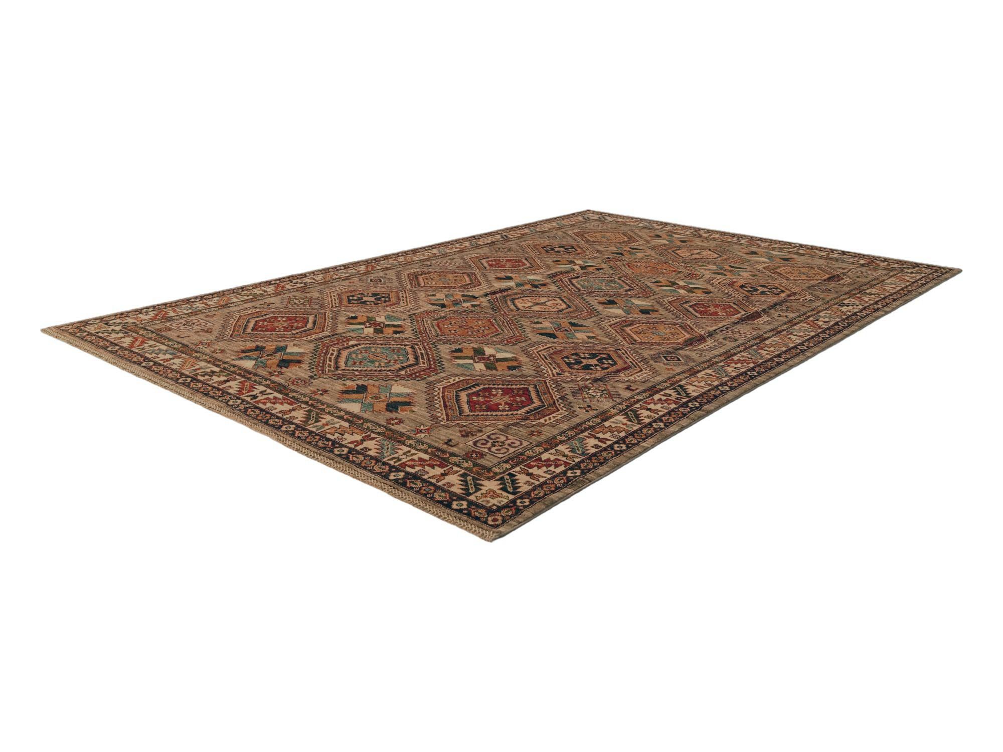 6' 8 x 10' Hand Knotted Kazak Rug