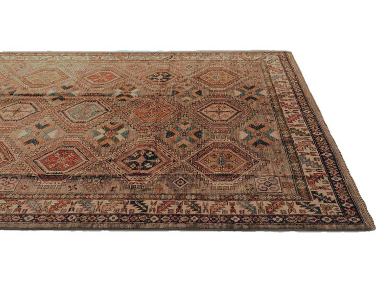 Detail image of 6' 8 x 10' Hand Knotted Kazak Rug
