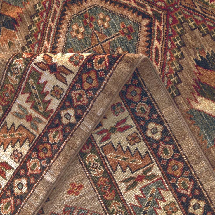 Detail image of 6' 8 x 10' Hand Knotted Kazak Rug