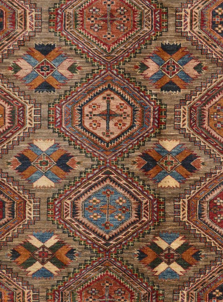 6' 8 x 10' Hand Knotted Kazak Rug