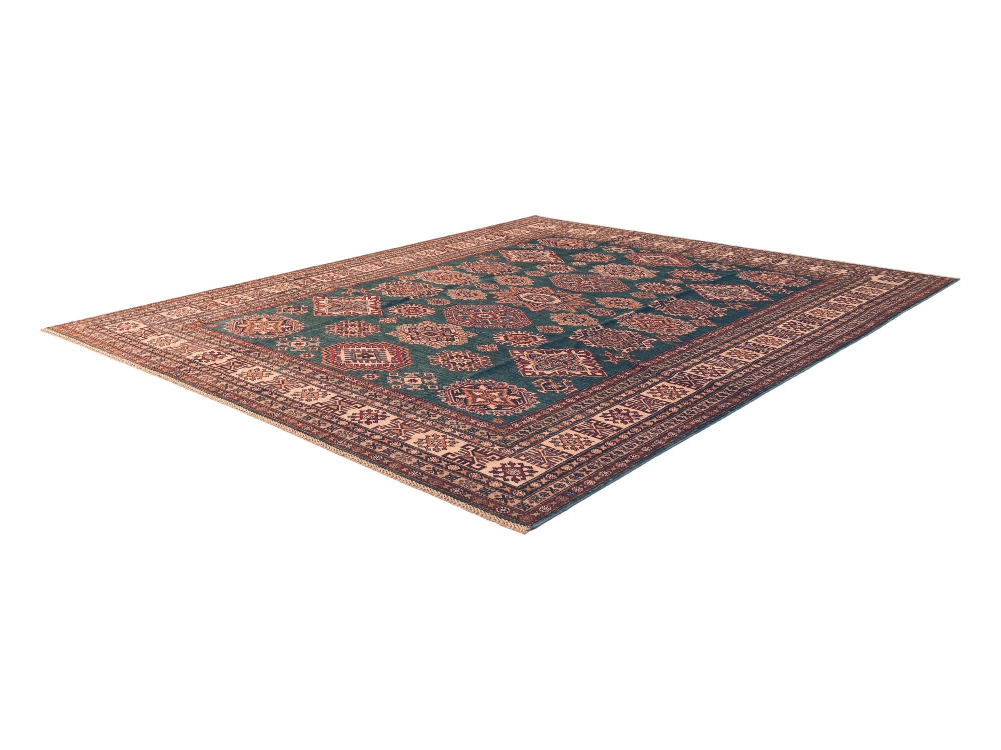 8' 4 x 9' 10 Hand Knotted Kazak Rug
