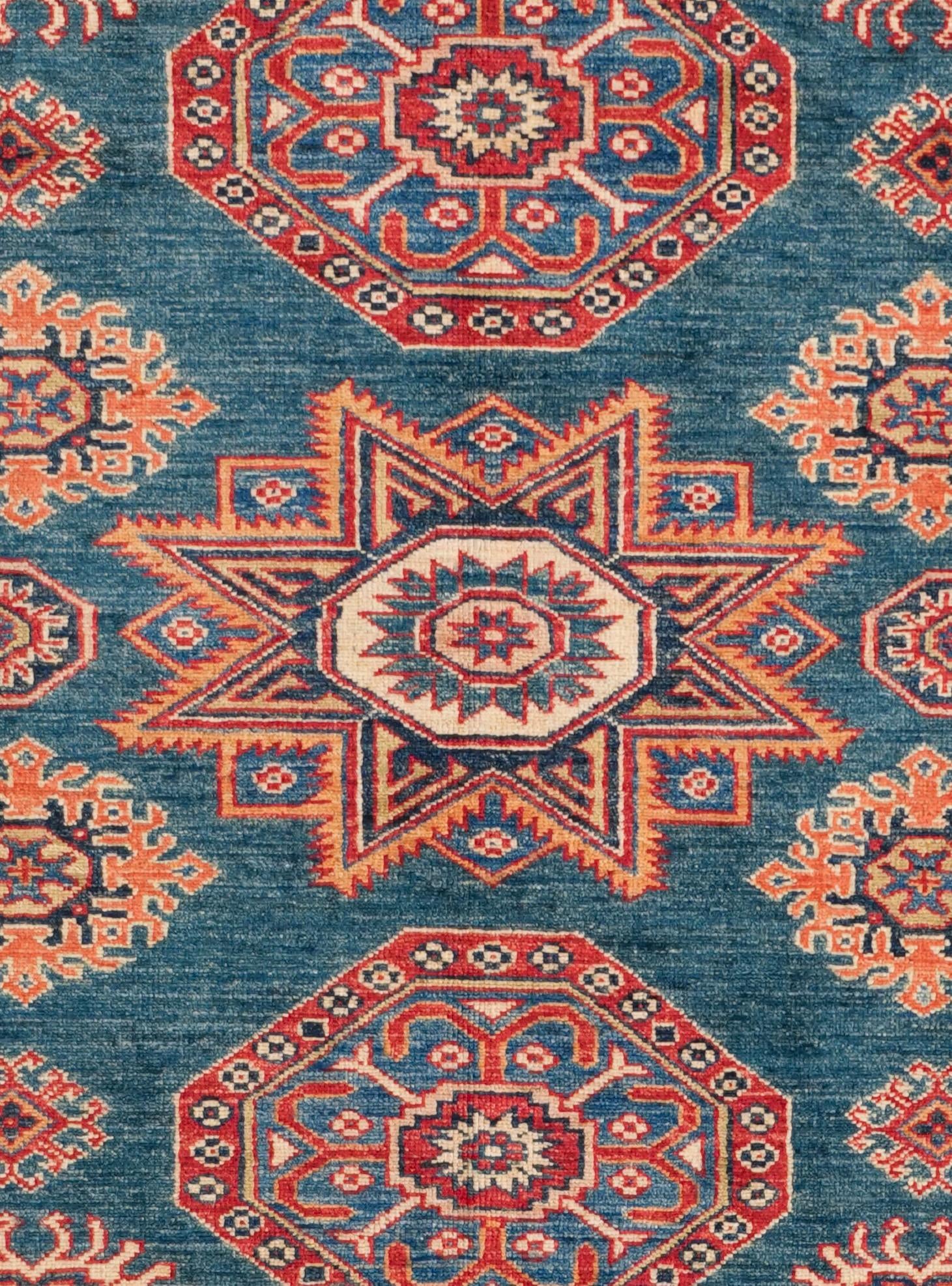 8' 4 x 9' 10 Hand Knotted Kazak Rug