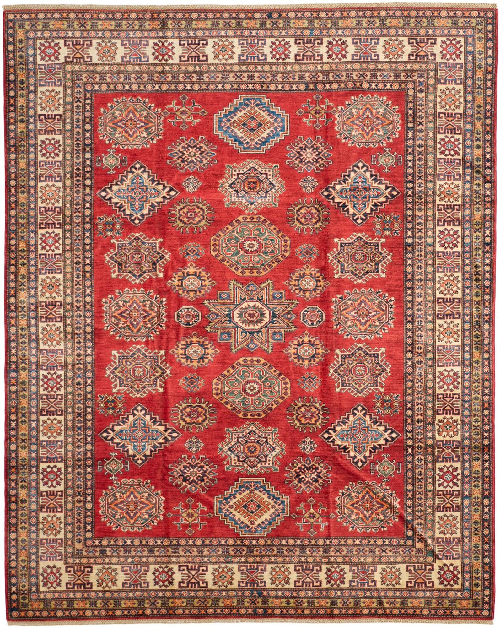 8' 4 x 10' 5 Hand Knotted Kazak Rug