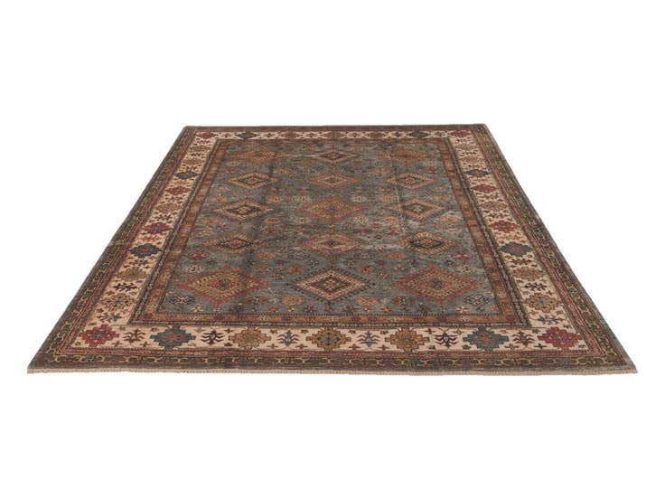 Detail image of 8' 2 x 10' Hand Knotted Kazak Rug