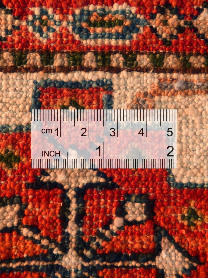Detail image of 8' 2 x 10' Hand Knotted Kazak Rug