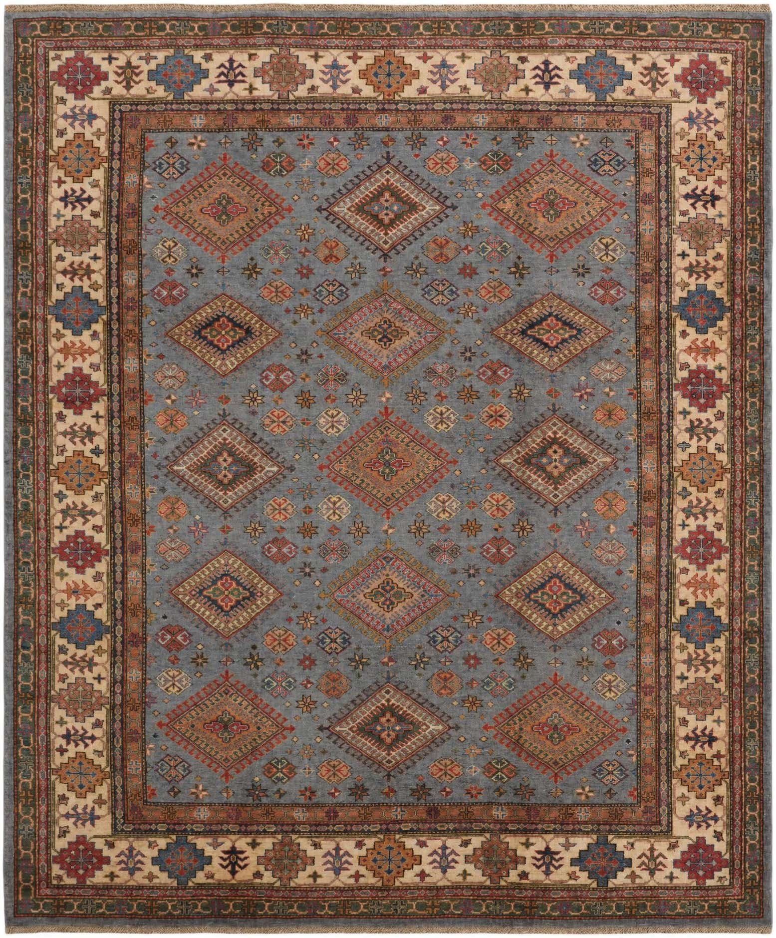 8' 2 x 10' Hand Knotted Kazak Rug