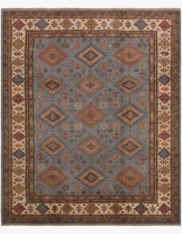 8' 2 x 10' Hand Knotted Kazak Rug