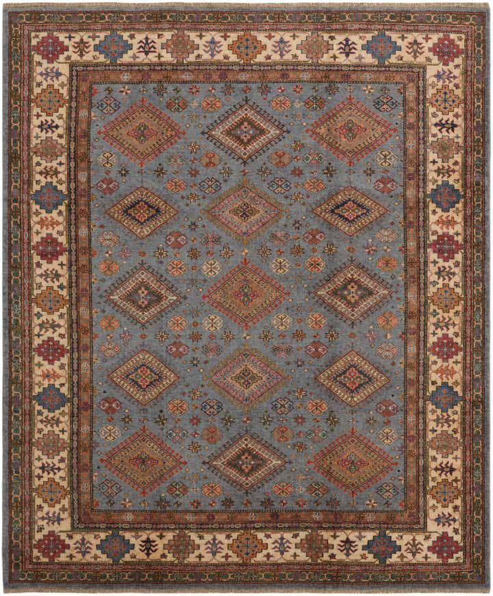 8' 2 x 10' Hand Knotted Kazak Rug