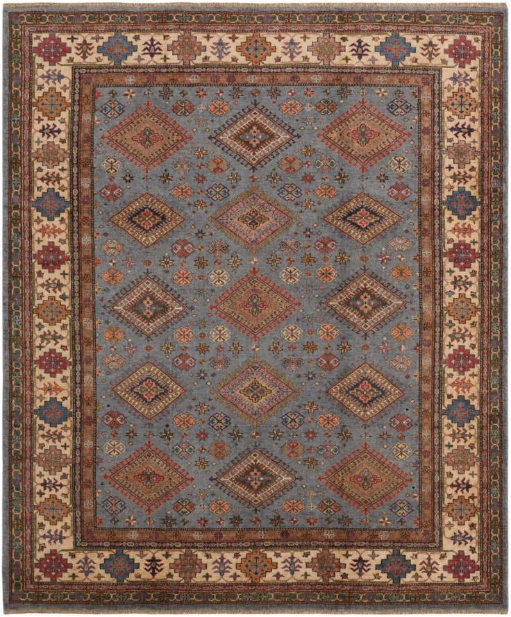 Detail image of 250cm x 305cm Hand Knotted Kazak Rug