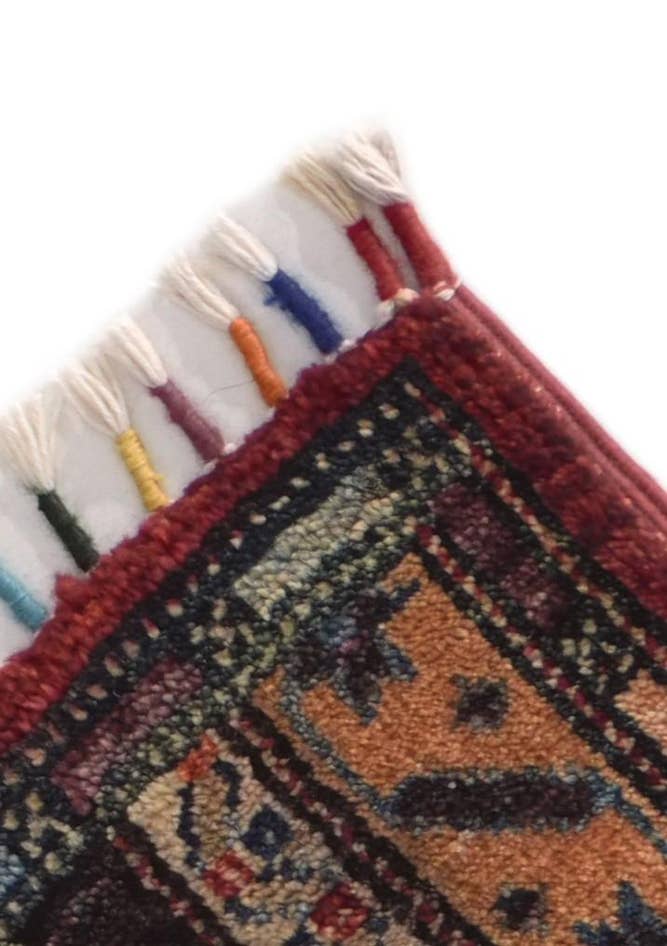 Detail image of 1' 8 x 3' 1 Hand Knotted Kazak Rug