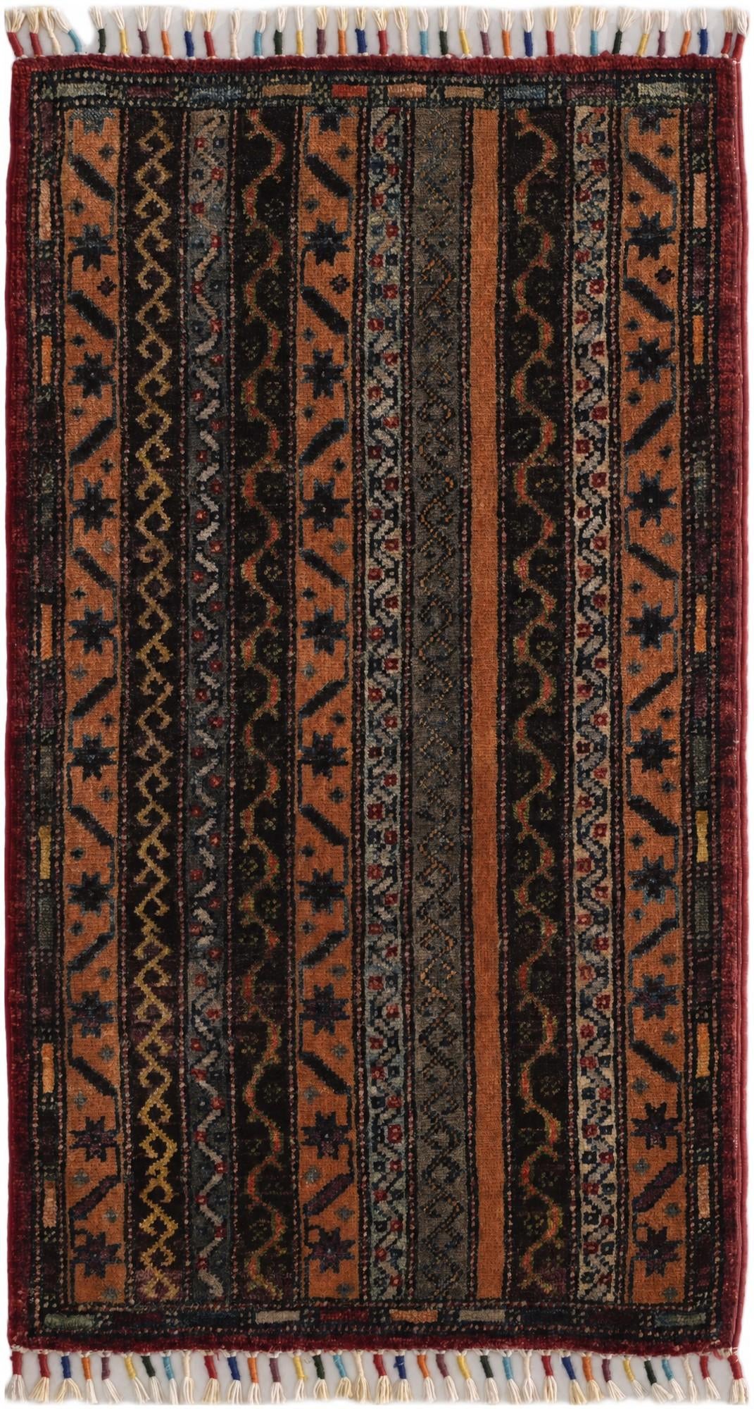 1' 8 x 3' 1 Hand Knotted Kazak Rug