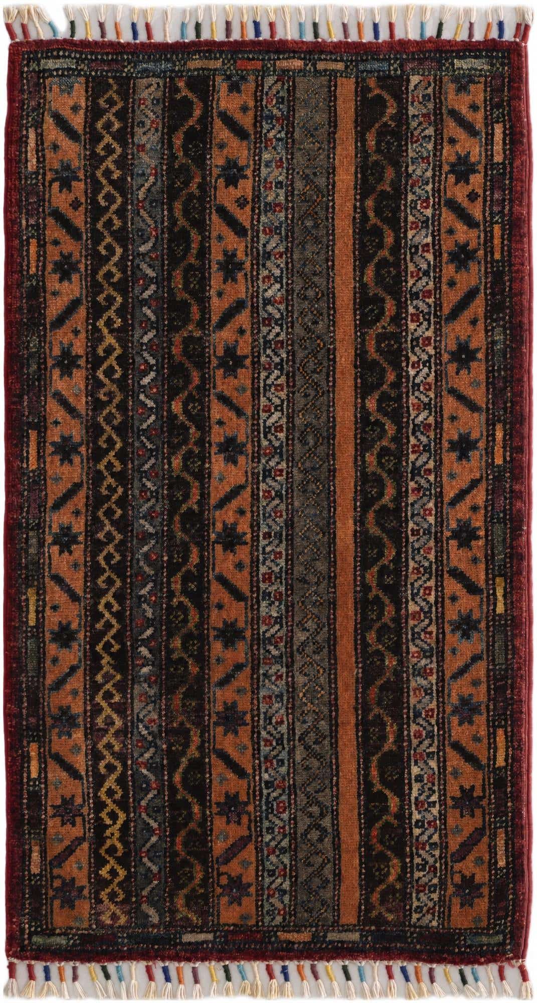 1' 8 x 3' 1 Hand Knotted Kazak Rug