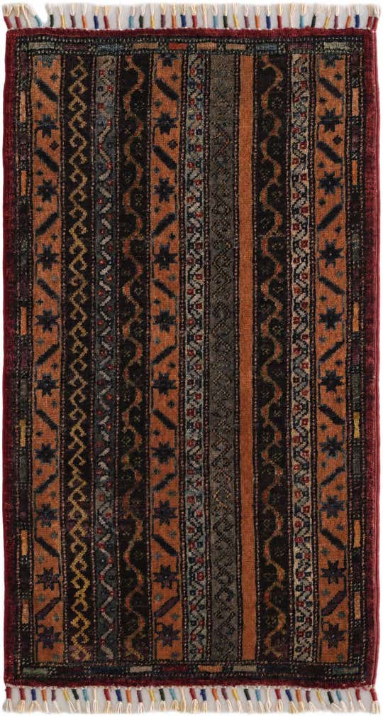 1' 8 x 3' 1 Hand Knotted Kazak Rug
