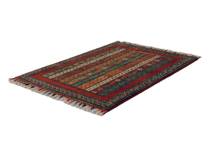 Detail image of 2' x 2' 11 Hand Knotted Kazak Rug