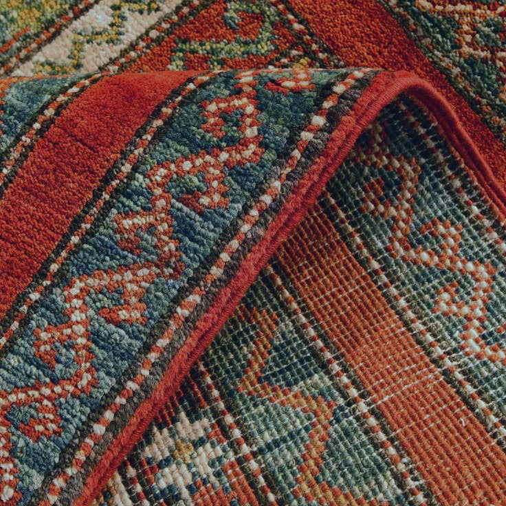 Detail image of 2' x 2' 11 Hand Knotted Kazak Rug