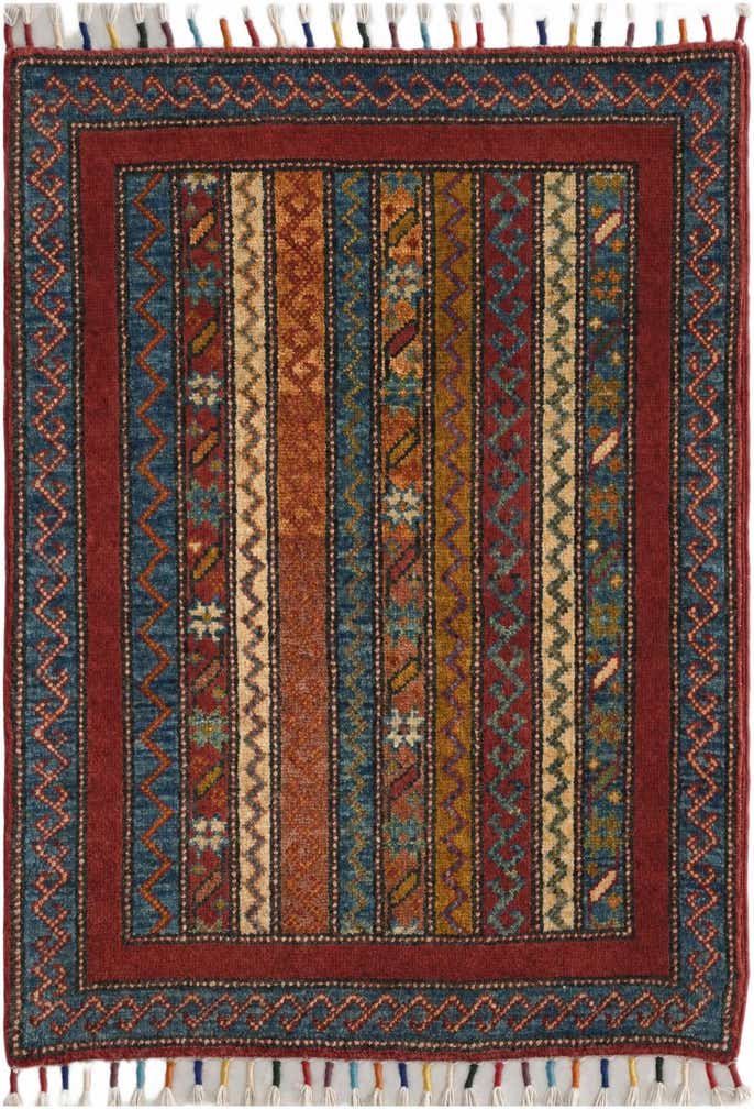 2' x 2' 11 Hand Knotted Kazak Rug