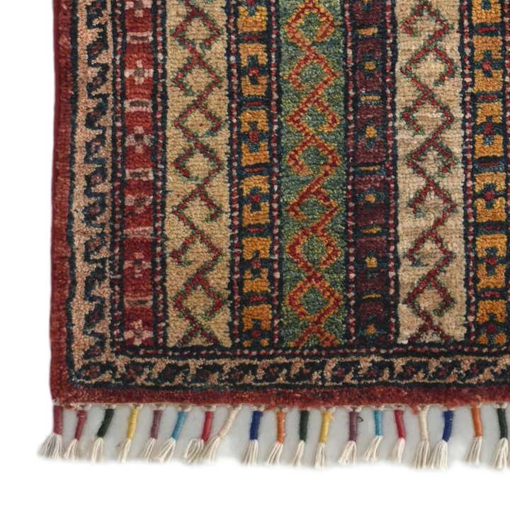 50cm x 100cm anudado a mano Kazak Alfombra