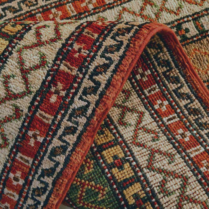 50cm x 100cm anudado a mano Kazak Alfombra