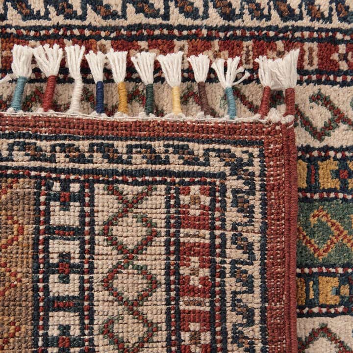 50cm x 100cm anudado a mano Kazak Alfombra