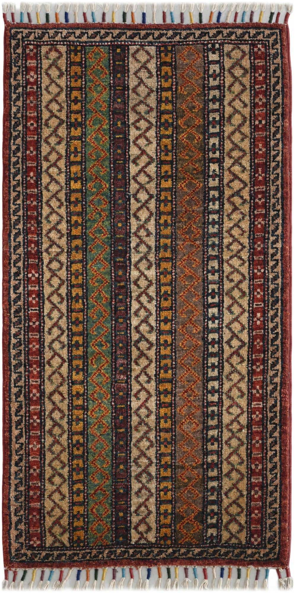 1' 8 x 3' 4 Hand Knotted Kazak Rug