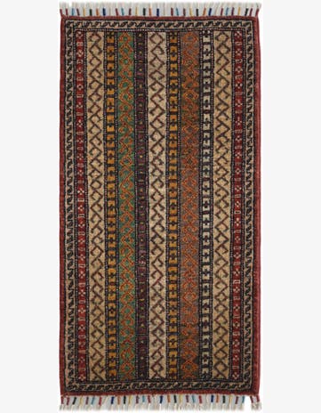 1' 8 x 3' 4 Hand Knotted Kazak Rug
