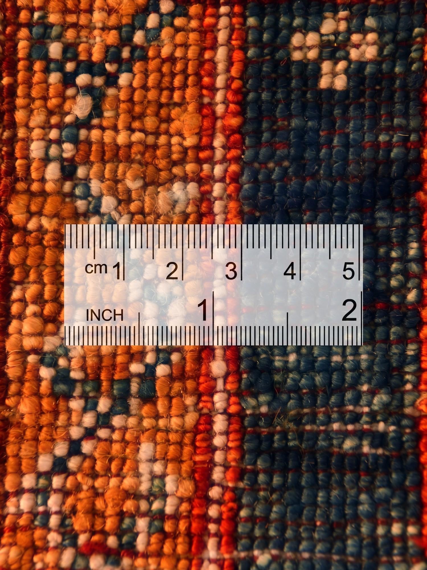 1' 7 x 3' 5 Hand Knotted Kazak Rug