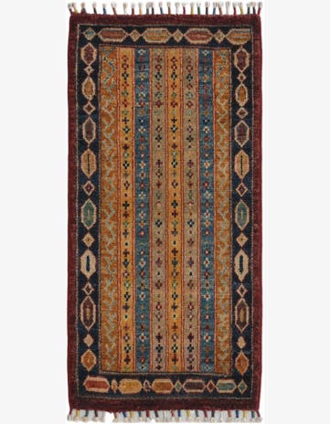 1' 7 x 3' 5 Hand Knotted Kazak Rug