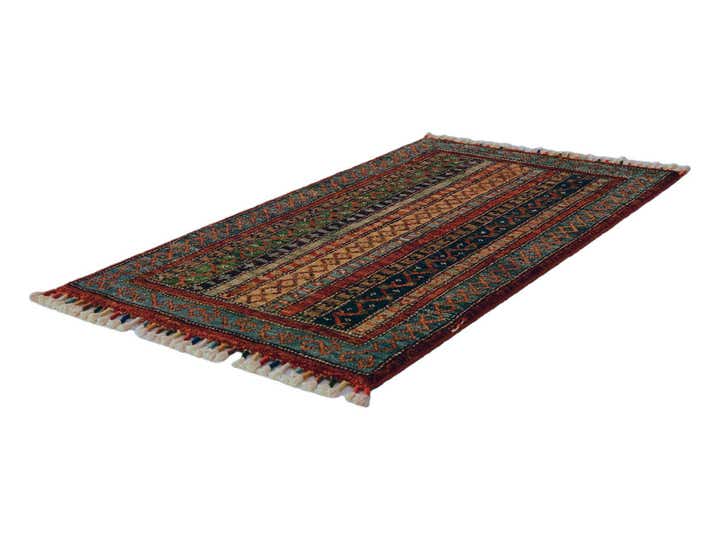 1' 10 x 3' 3 Hand Knotted Kazak Rug