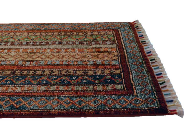 1' 10 x 3' 3 Hand Knotted Kazak Rug