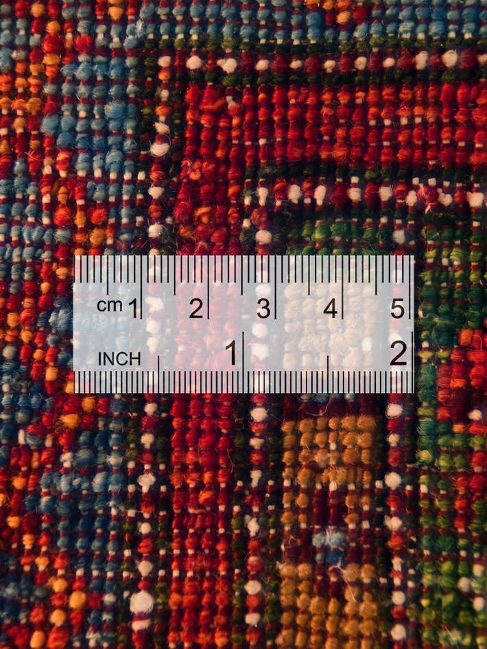 Detail image of 1' 10 x 3' 3 Hand Knotted Kazak Rug