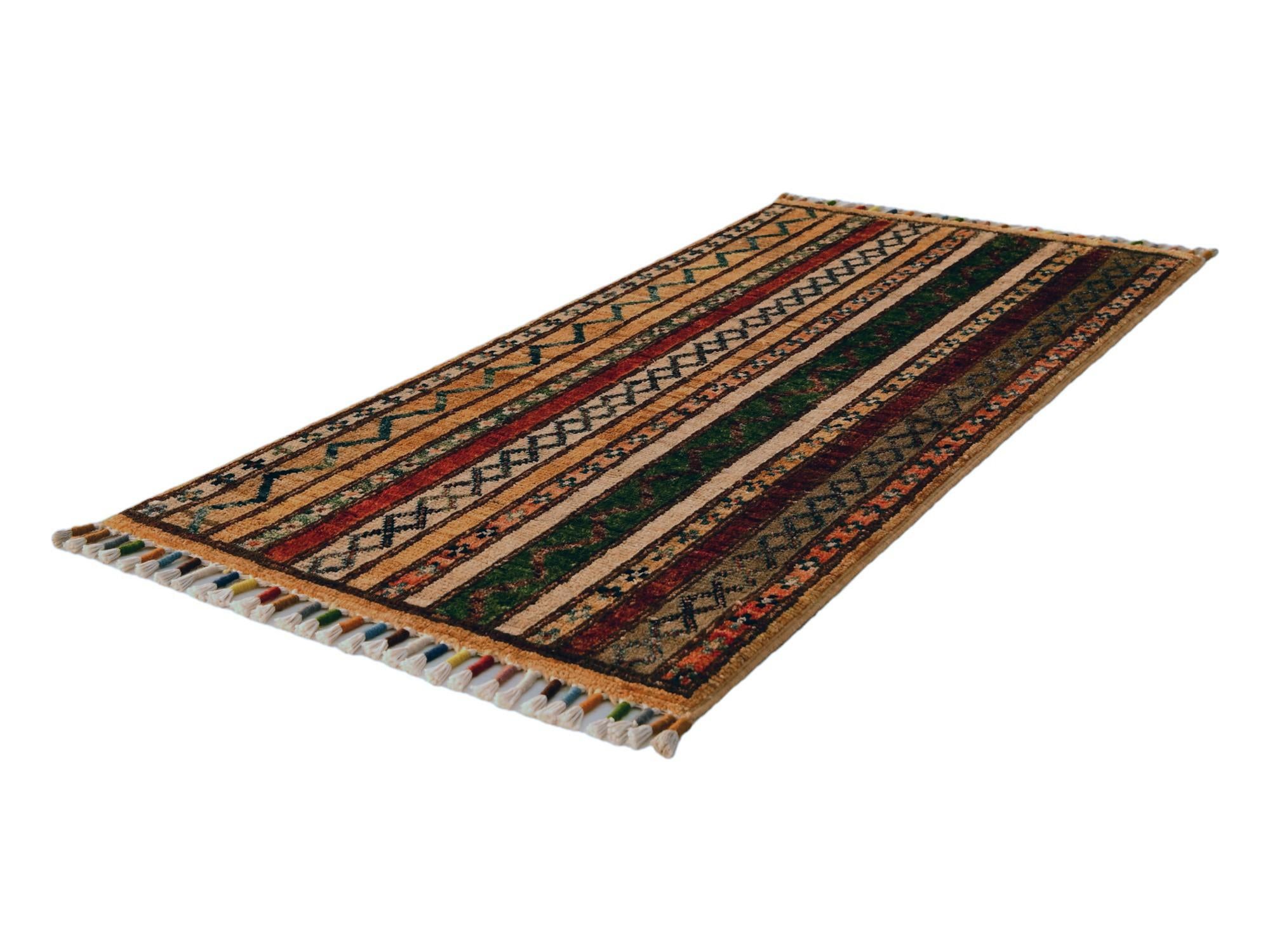 1' 8 x 3' 4 Hand Knotted Kazak Rug