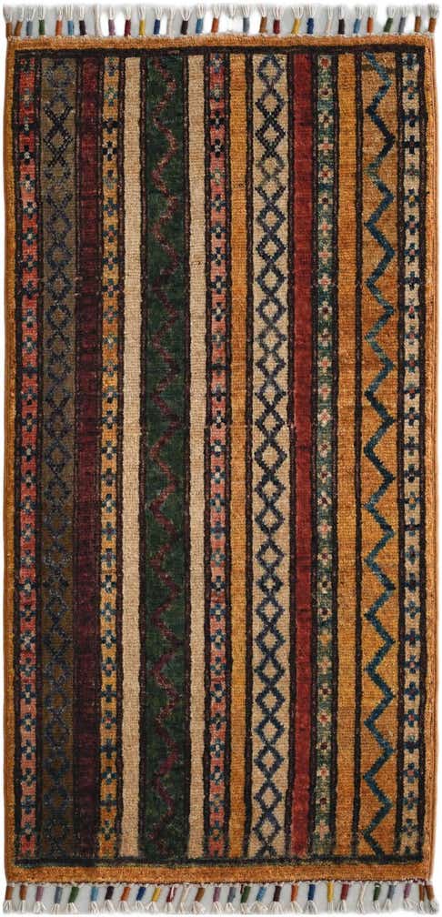 1' 8 x 3' 4 Hand Knotted Kazak Rug
