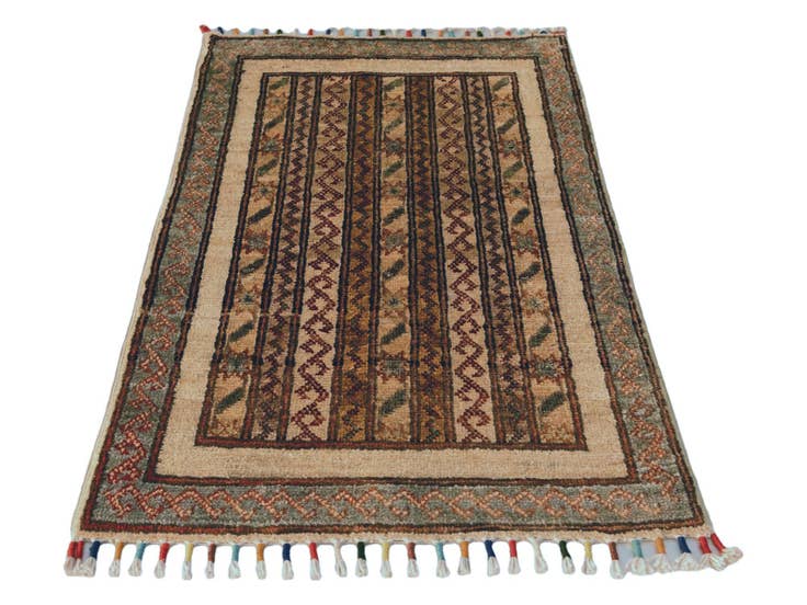 Detail image of 1' 10 x 2' 11 Hand Knotted Kazak Rug