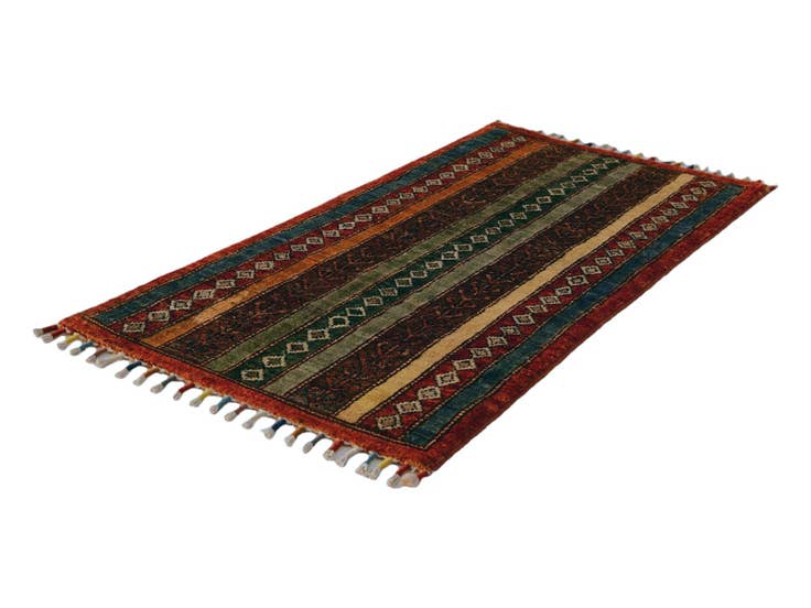 Detail image of 1' 8 x 3' 3 Hand Knotted Kazak Rug