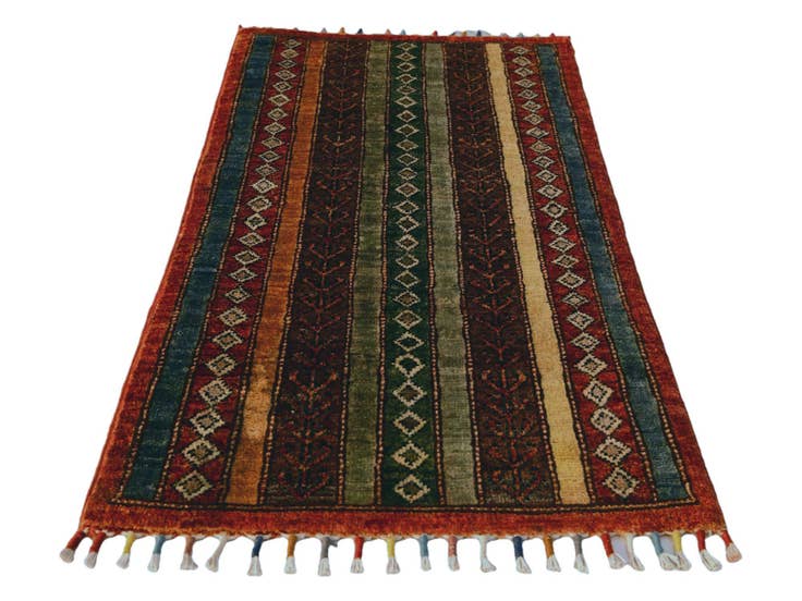 Detail image of 1' 8 x 3' 3 Hand Knotted Kazak Rug