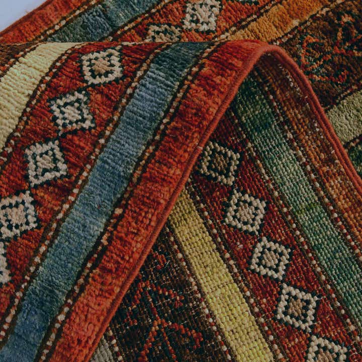 1' 8 x 3' 3 Hand Knotted Kazak Rug