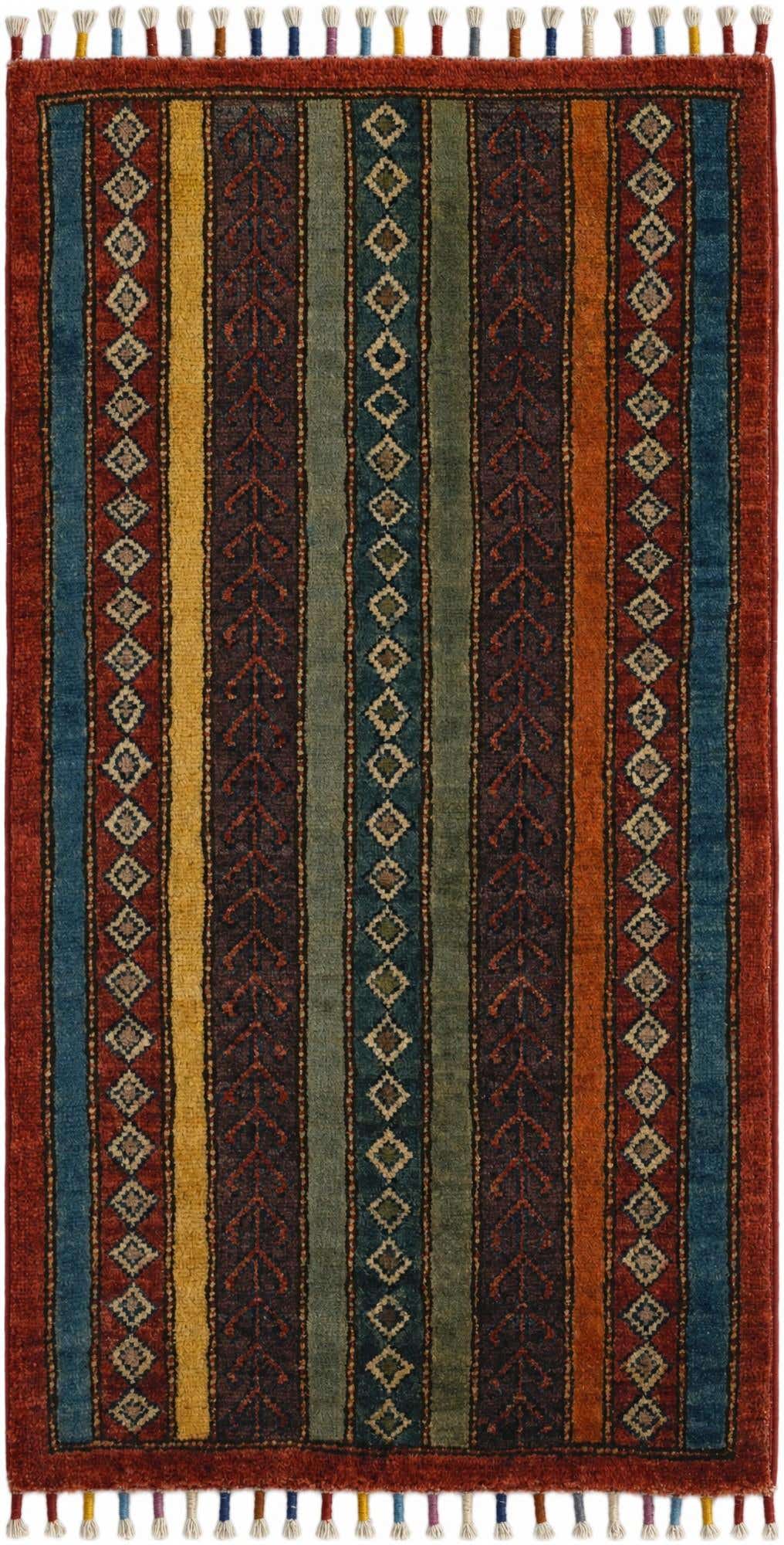 1' 8 x 3' 3 Hand Knotted Kazak Rug