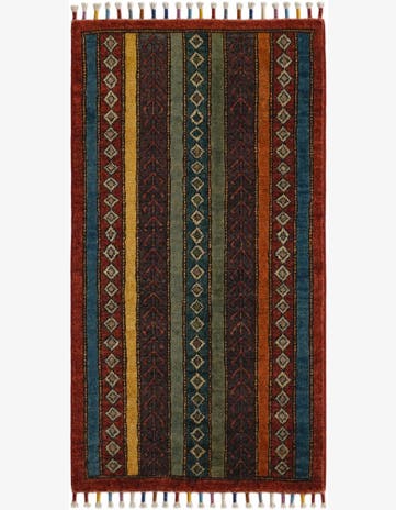 1' 8 x 3' 3 Hand Knotted Kazak Rug
