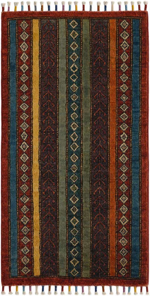 1' 8 x 3' 3 Hand Knotted Kazak Rug