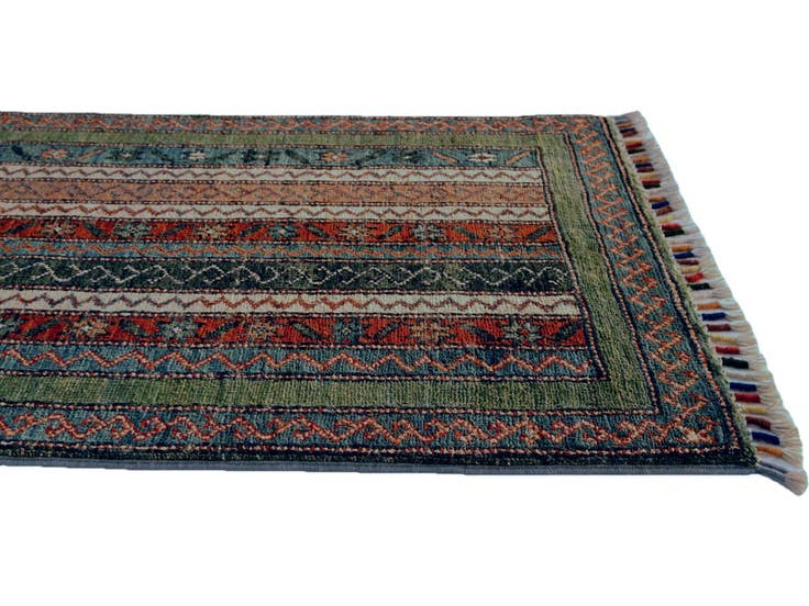 Detail image of 2' x 3' 1 Hand Knotted Kazak Rug