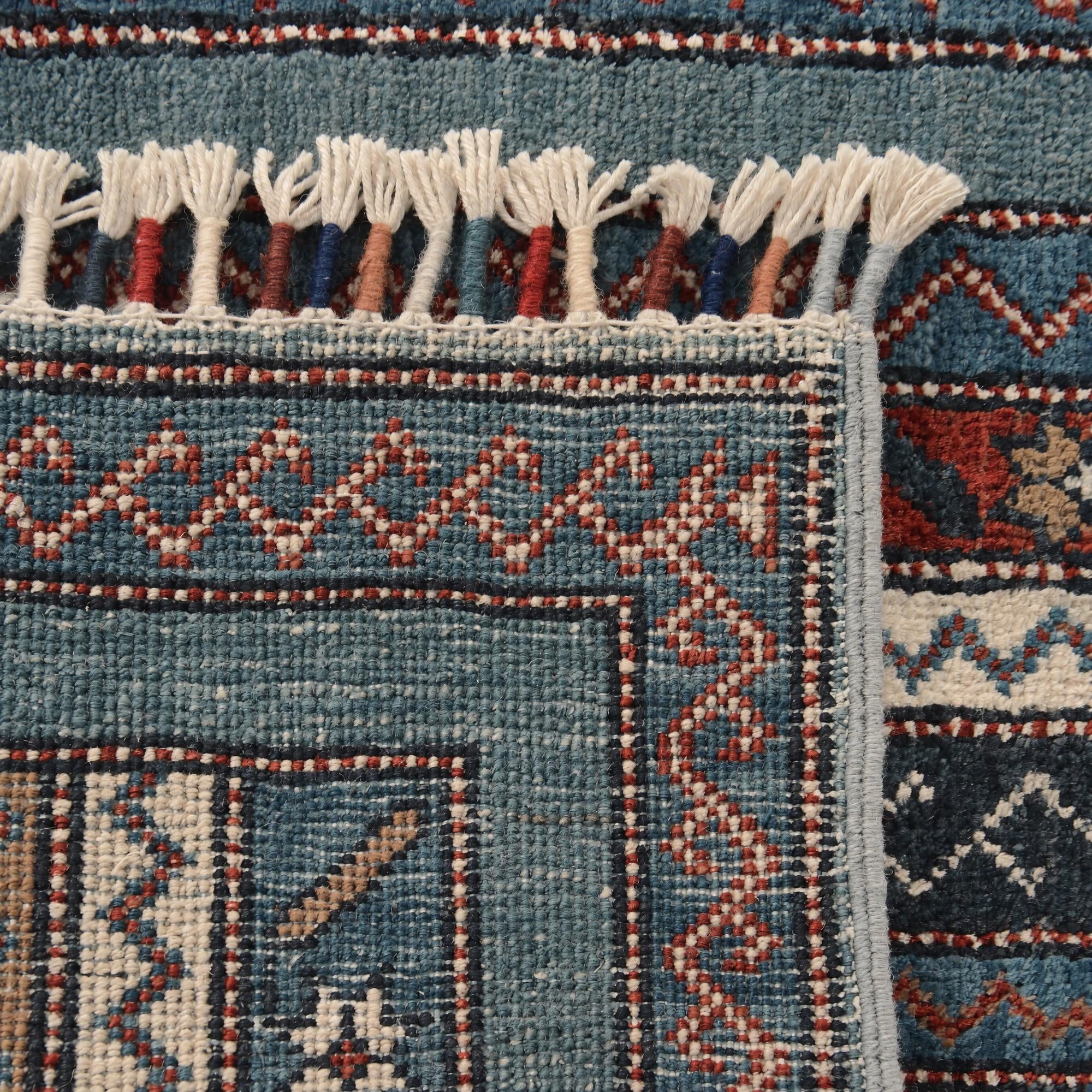 60cm x 95cm Hand Knotted Kazak Rug