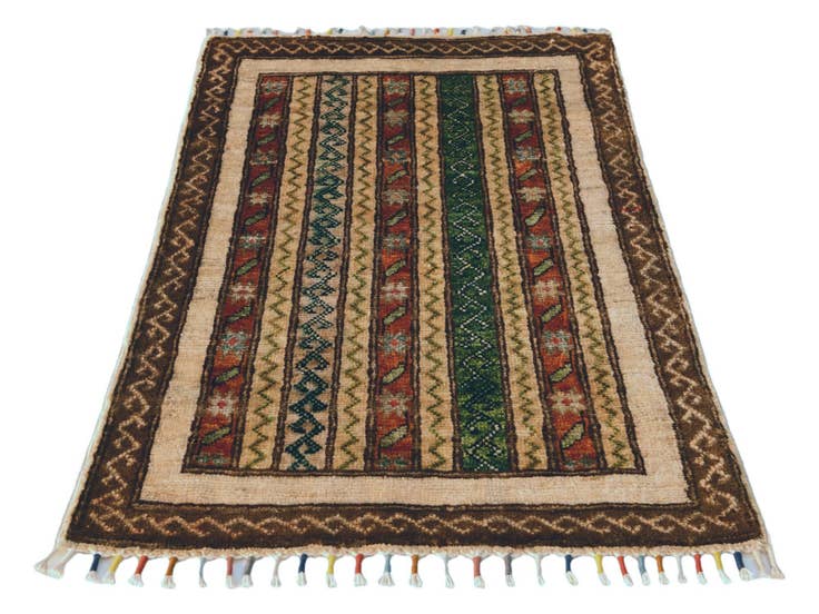 Detail image of 1' 10 x 2' 10 Hand Knotted Kazak Rug