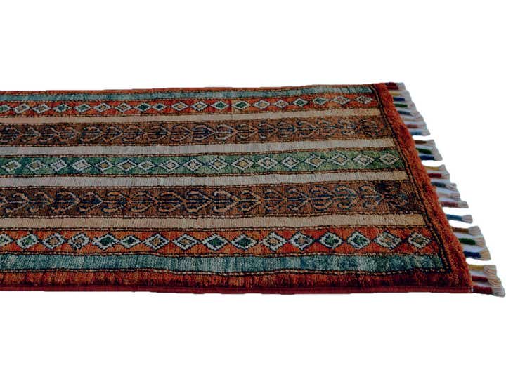 1' 7 x 3' 3 Hand Knotted Kazak Rug