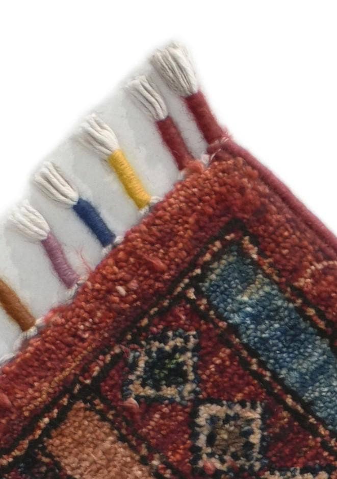 Detail image of 1' 7 x 3' 3 Hand Knotted Kazak Rug
