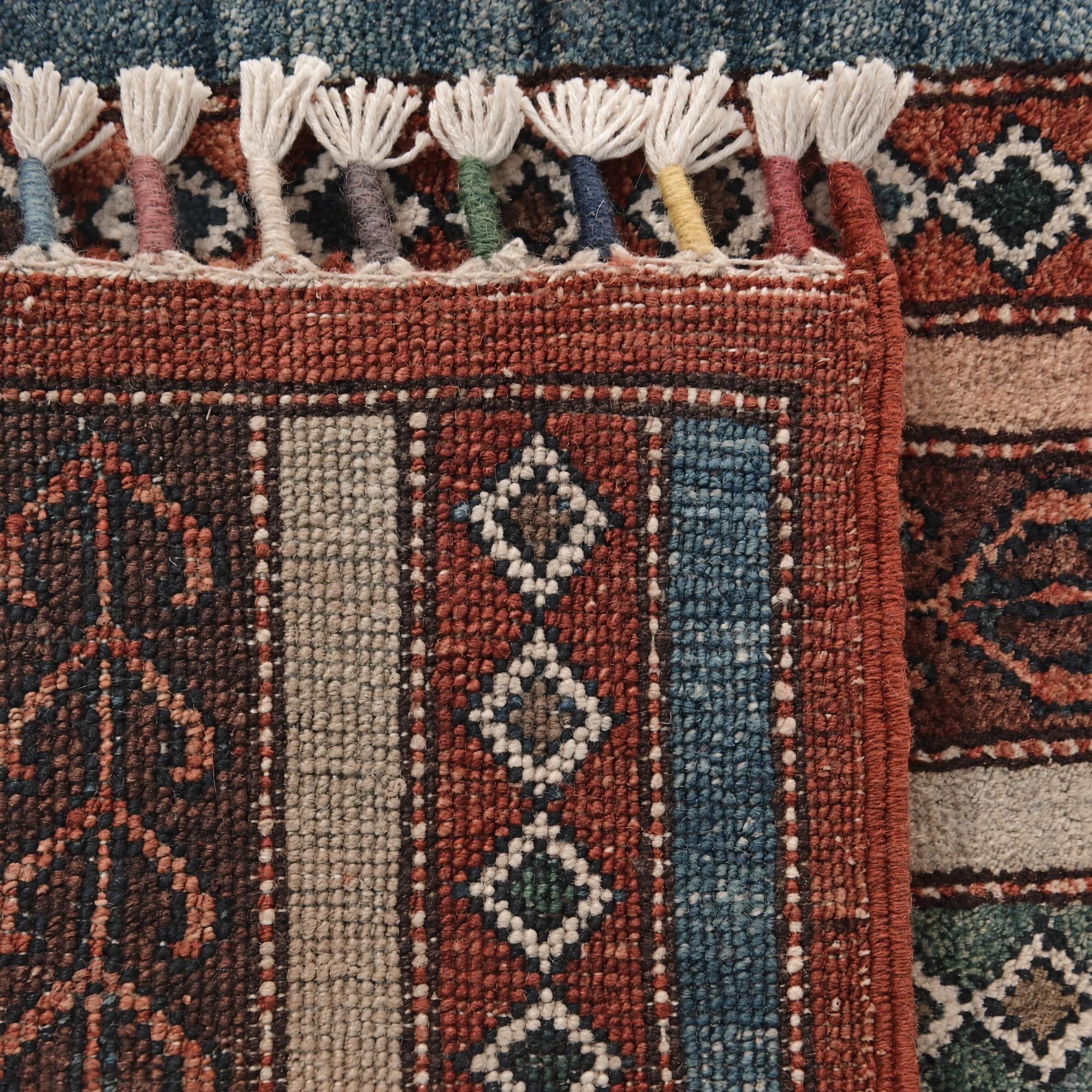 50cm x 100cm Hand Knotted Kazak Rug