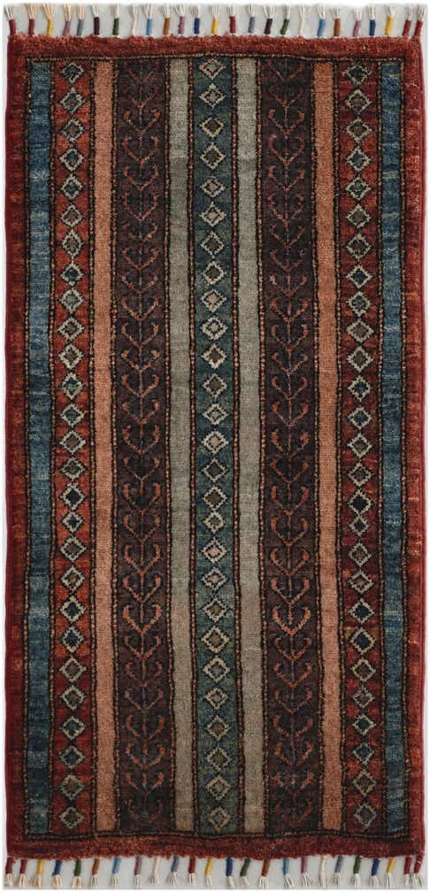 1' 7 x 3' 3 Hand Knotted Kazak Rug