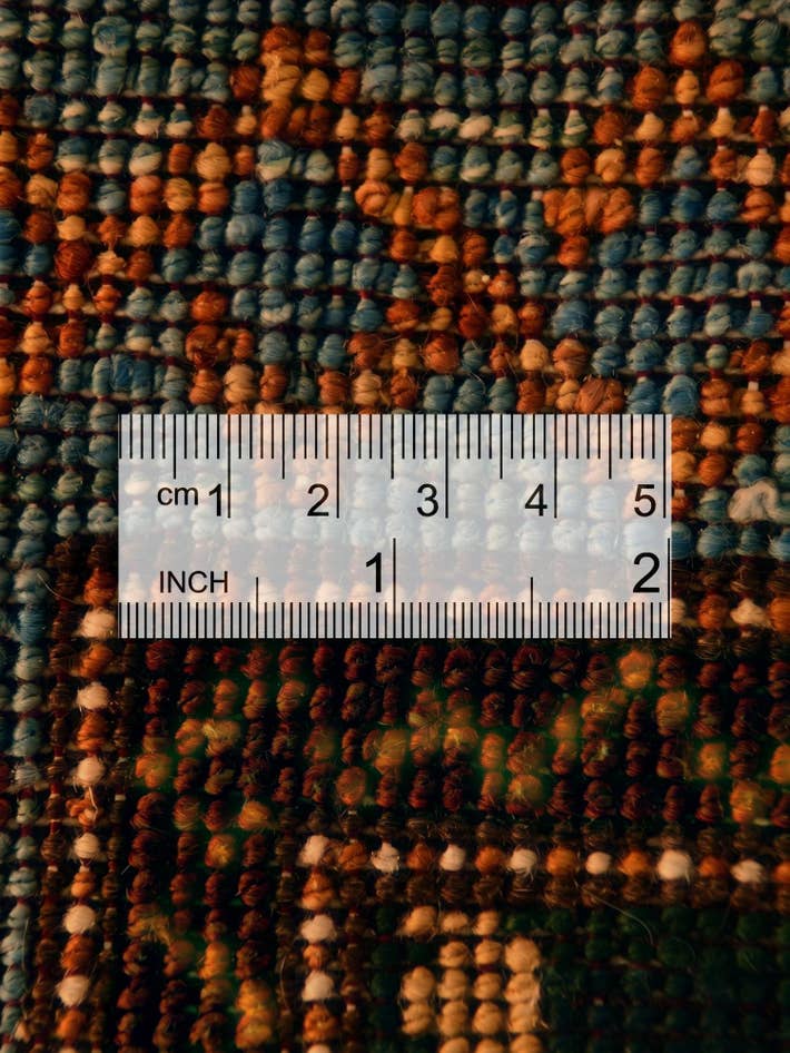 Detail image of 1' 7 x 3' 3 Hand Knotted Kazak Rug