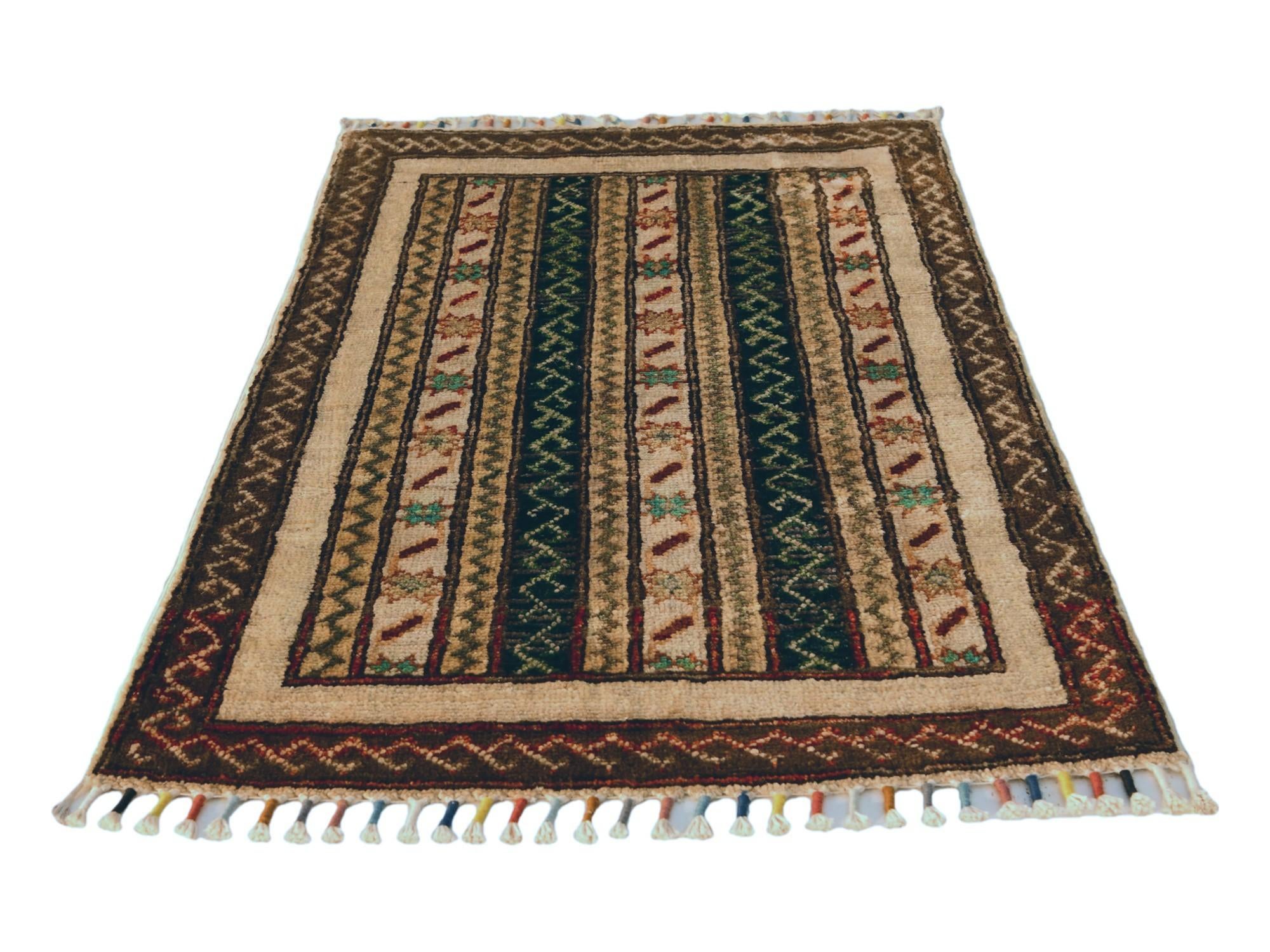 1' 10 x 2' 10 Hand Knotted Kazak Rug